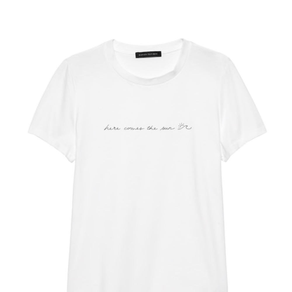 NWT Banana Republic SUPIMA® Cotton T-Shirt size XS